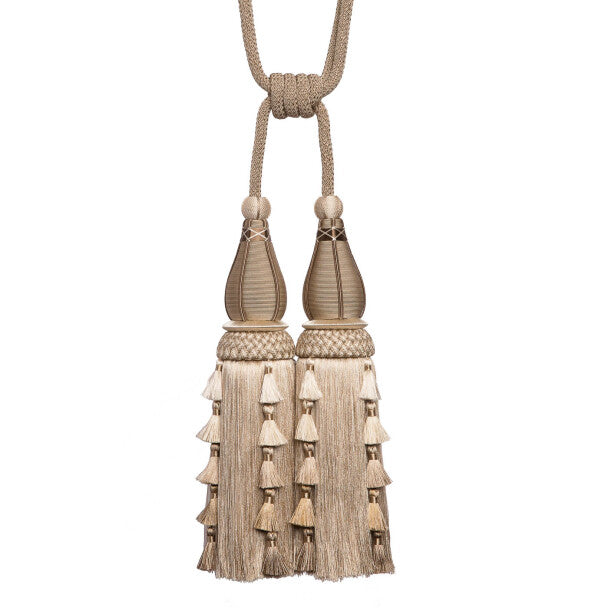 Chevallerie Double Tassel Tieback - Amande
