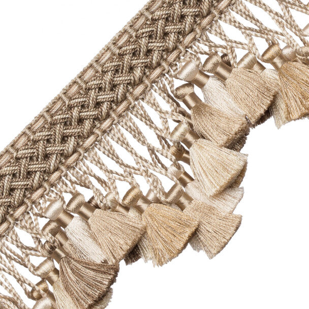 Chevallerie Scalloped Tassel Fringe - Amande