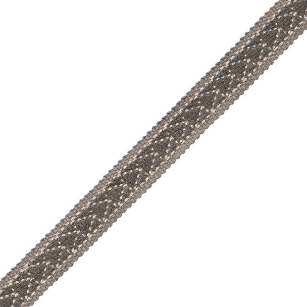 Torero Embroidered Gimp - Granite