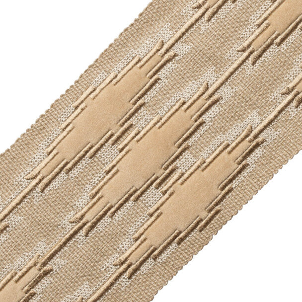 Ojos Appliqué Border - Sisal