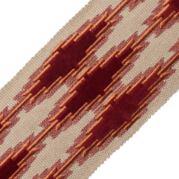 Ojos Appliqué Border - Terra