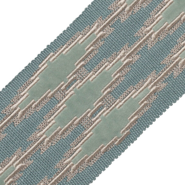 Ojos Appliqué Border - Cielo