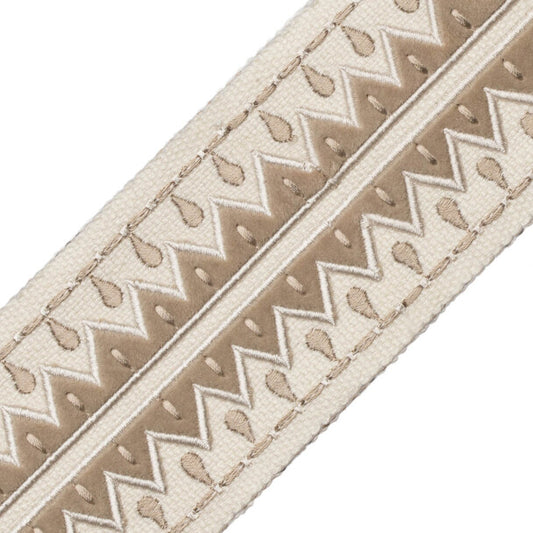 Uxmal Appliqué Border - Salt