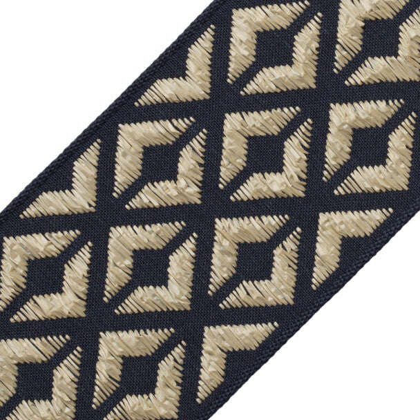 Frida Border - Indigo