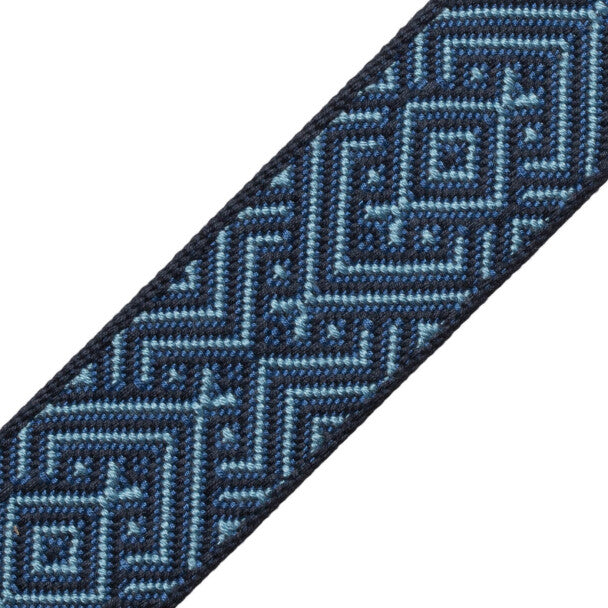 Mitla Border - Indigo