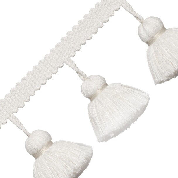 Positano Jumbo Tassel Fringe - Cloud