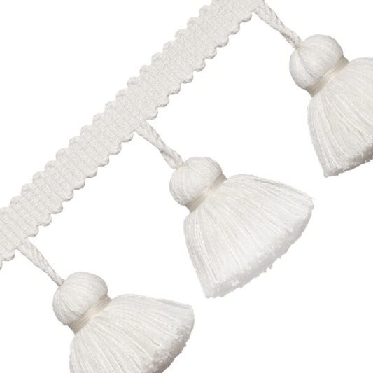 Positano Jumbo Tassel Fringe - Cloud