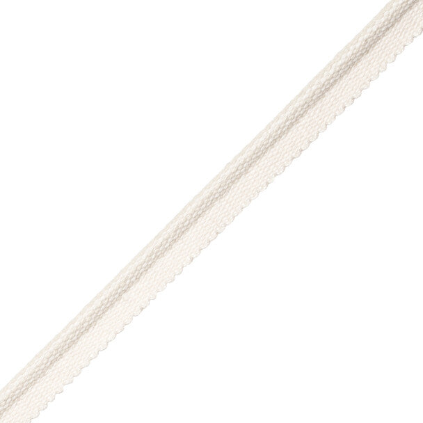 Sorrento Cotton Piping - Oyster