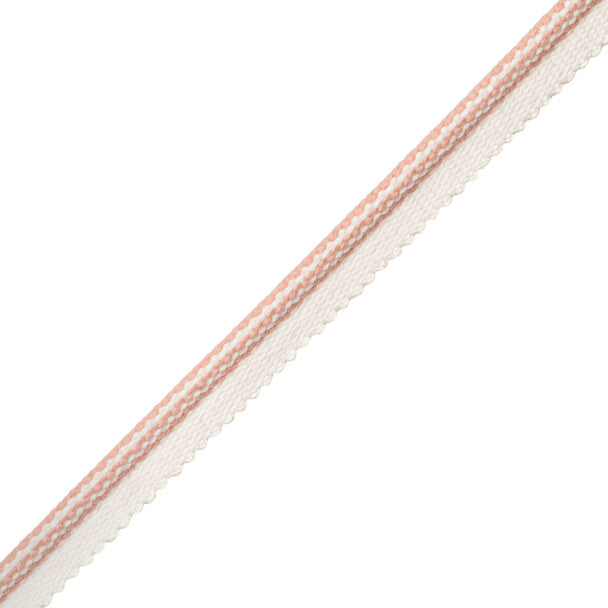 Sorrento Cotton Piping - Blush