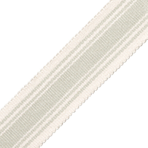 Sorrento Cotton Striped Border - Surf