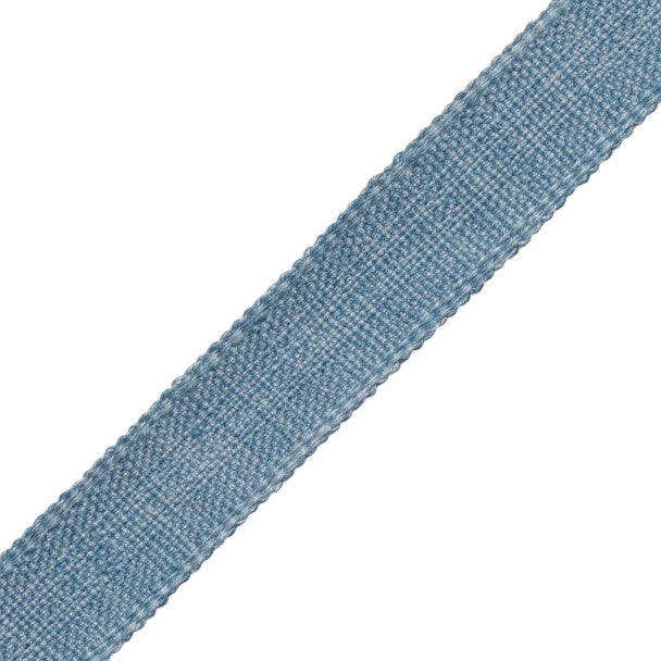 1" Positano Linen Border - Cornflower