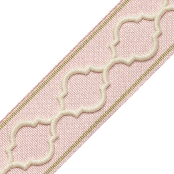 Corinne Embroidered Border - Blossom