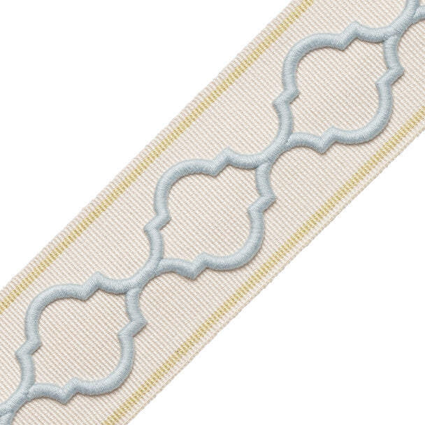 Corinne Embroidered Border - Meadow