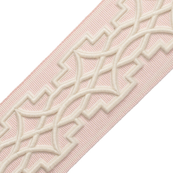 Mireille Embroidered Border - Petal