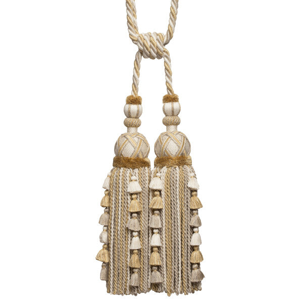 Veronique Double Tassel Tieback - Cornsilk