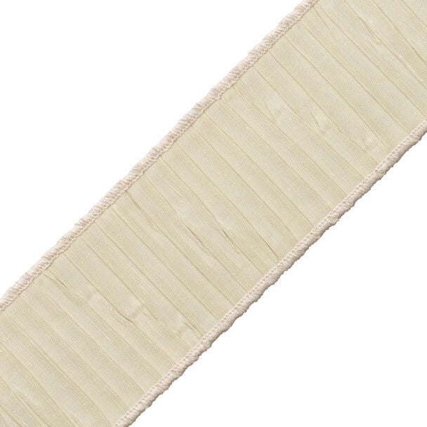 Tarantella Pleated Border - Parchment