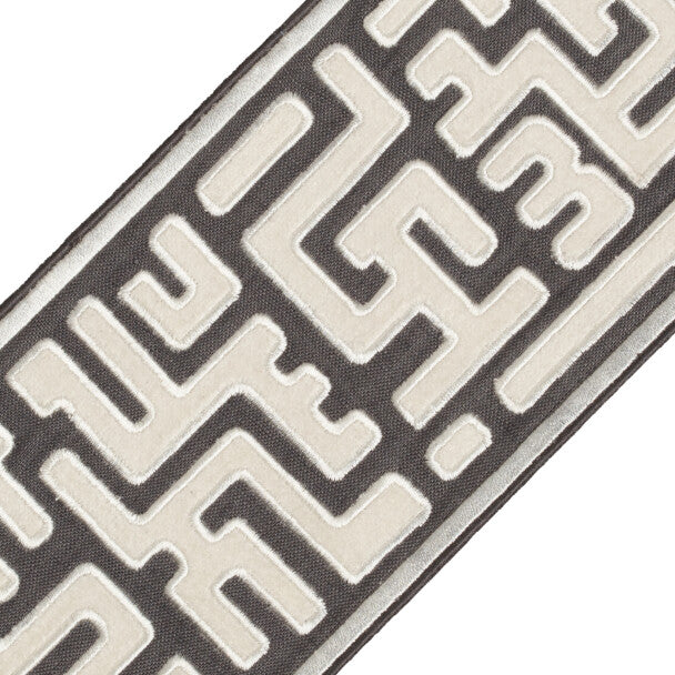 Alpina Velvet Border - Charcoal