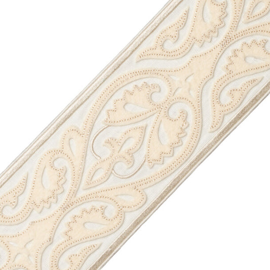 Kempinski Appliqué Border - Ecru