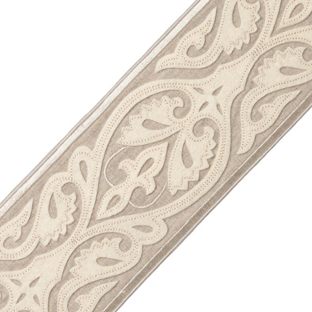 Kempinski Appliqué Border - Linen