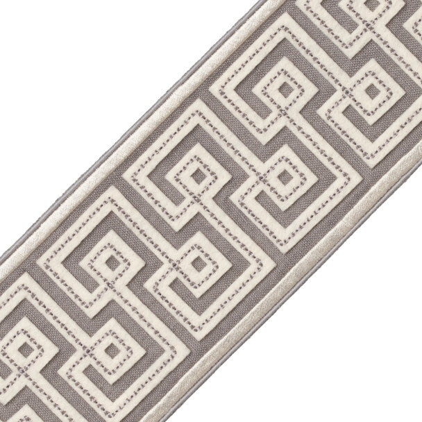 Laudinella Appliqué Border - Gris