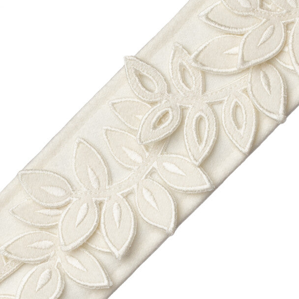 Botanico Appliqué Border - Ivory