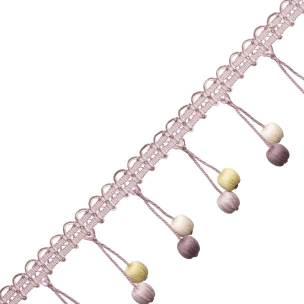 Veranda Linen Beaded Fringe - Wisteria