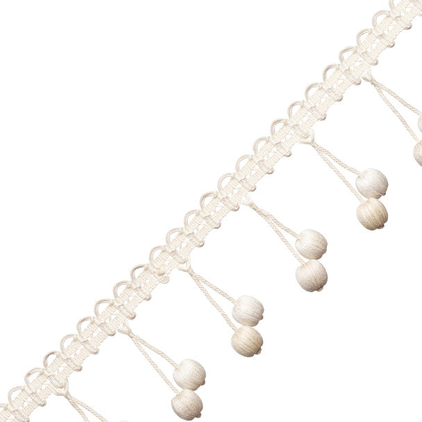 Veranda Linen Beaded Fringe - Narcisses