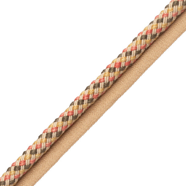 Veranda Linen Cord with Tape - Tea Rose