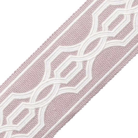 Veranda Linen Appliqué Border - Wisteria