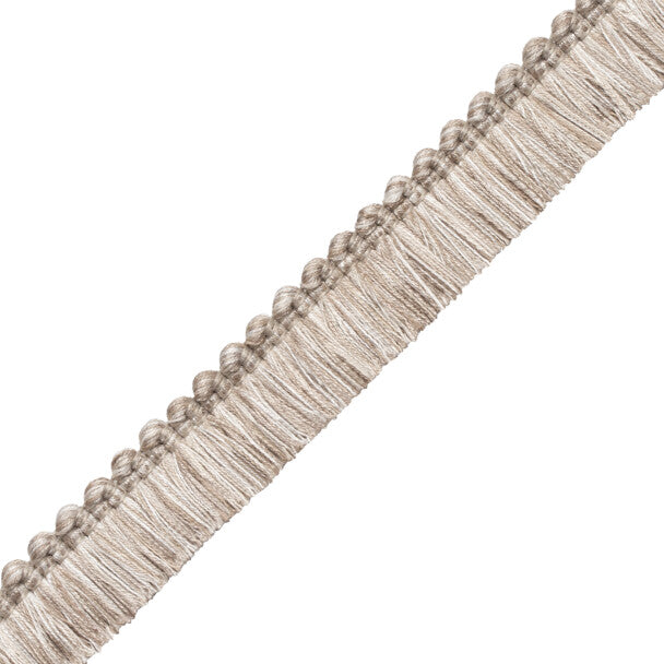 Veranda Linen Brush Fringe - Silver Birch