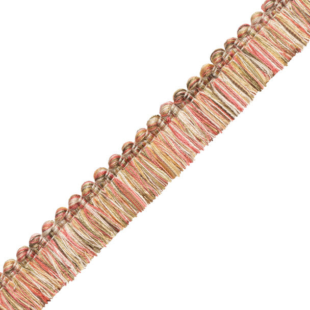 Veranda Linen Brush Fringe - Tea Rose