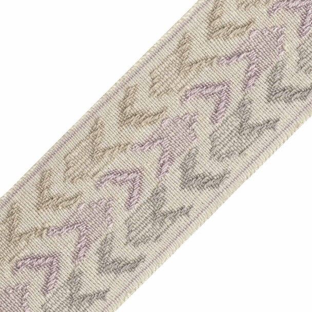 Somerset Ikat Border - Heather Grey