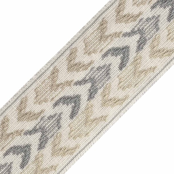 Somerset Ikat Border - Slate