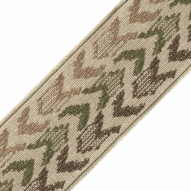 Somerset Ikat Border - Olive