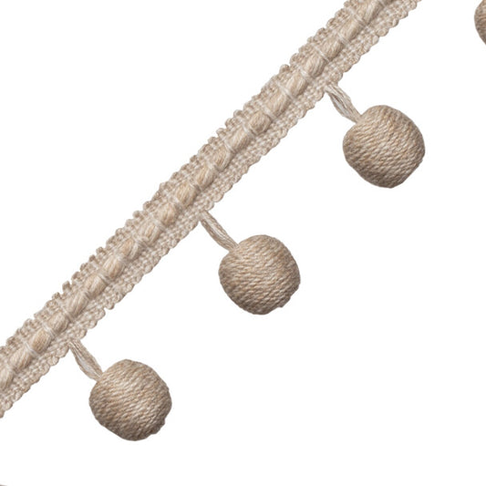 Somerset Beaded Fringe - Flax