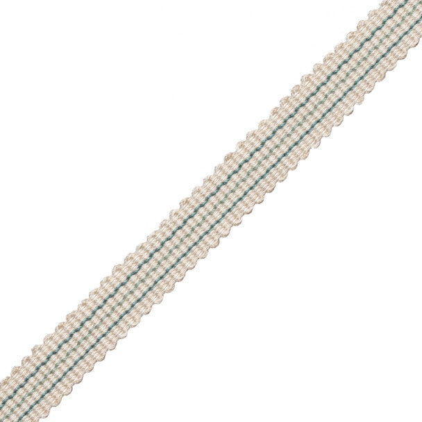 Tiverton Striped Gimp - Aqua