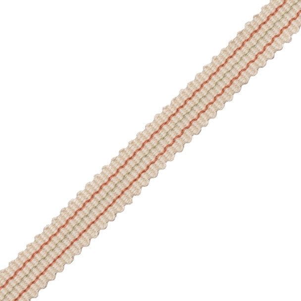 Tiverton Striped Gimp - Rosewater