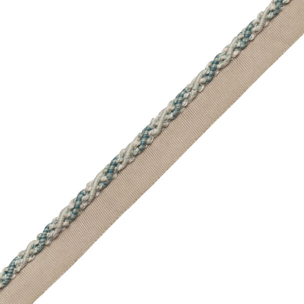 1/4" (5 Mm) Tiverton Cord with Tape - Aqua
