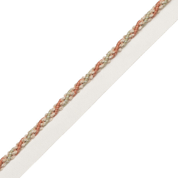 1/4" (5 Mm) Tiverton Cord with Tape - Rosewater