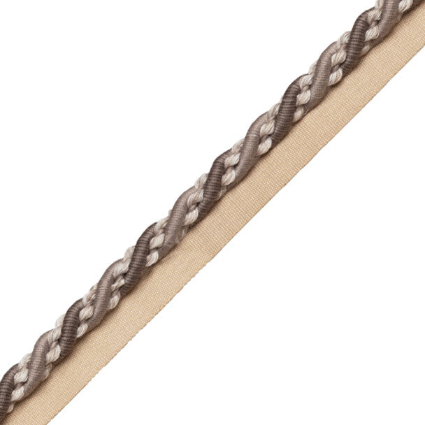 5/16" (8 Mm) Tiverton Cord with Tape - Charcoal