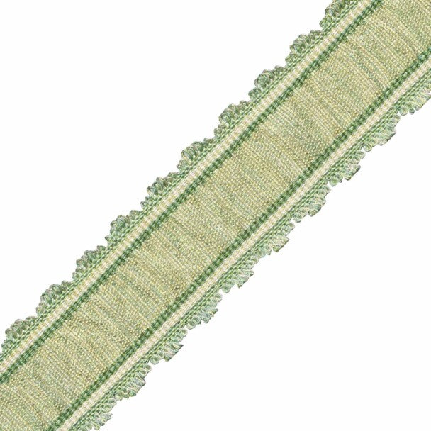 Tiverton Pleated Border - Fern