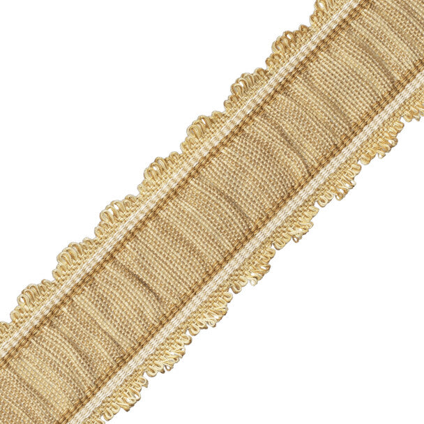 Tiverton Pleated Border - Ocher