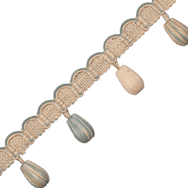 Tiverton Beaded Fringe - Patina