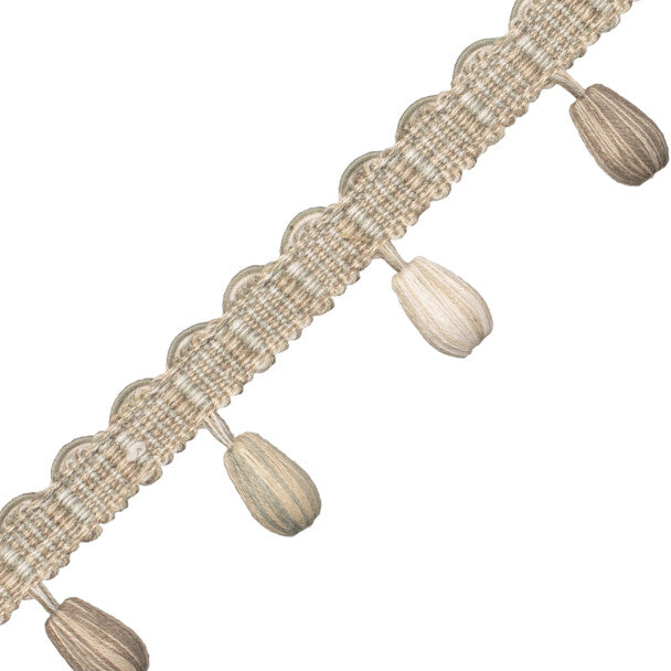 Tiverton Beaded Fringe - Ash