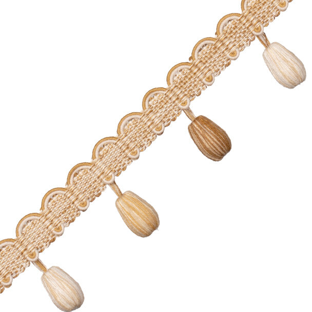 Tiverton Beaded Fringe - Ocher
