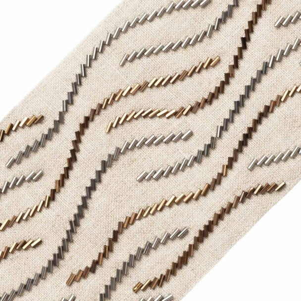 Cosmos Beaded Border - Bronze