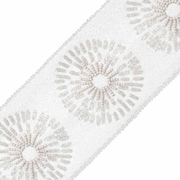 Halo Beaded Border - Titanium
