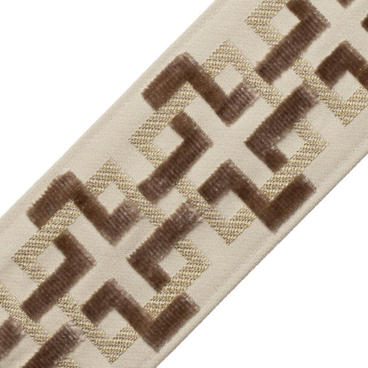 Vega Velvet Border - Topaz