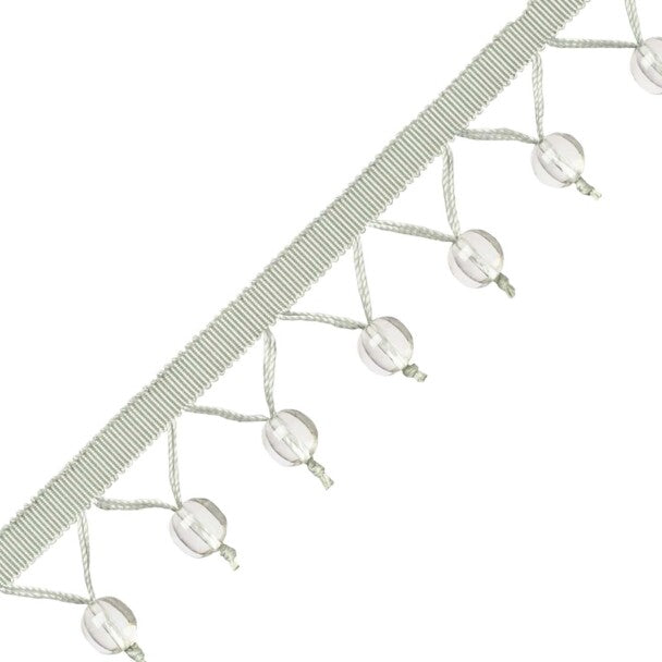 Meteor Glass Bead Fringe - Aquamarine