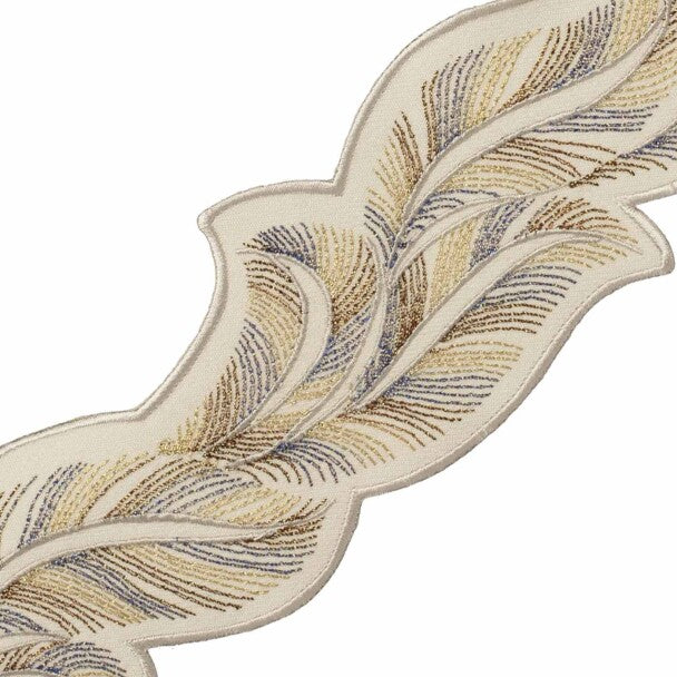 Andromeda Embroidered Border - Bronze